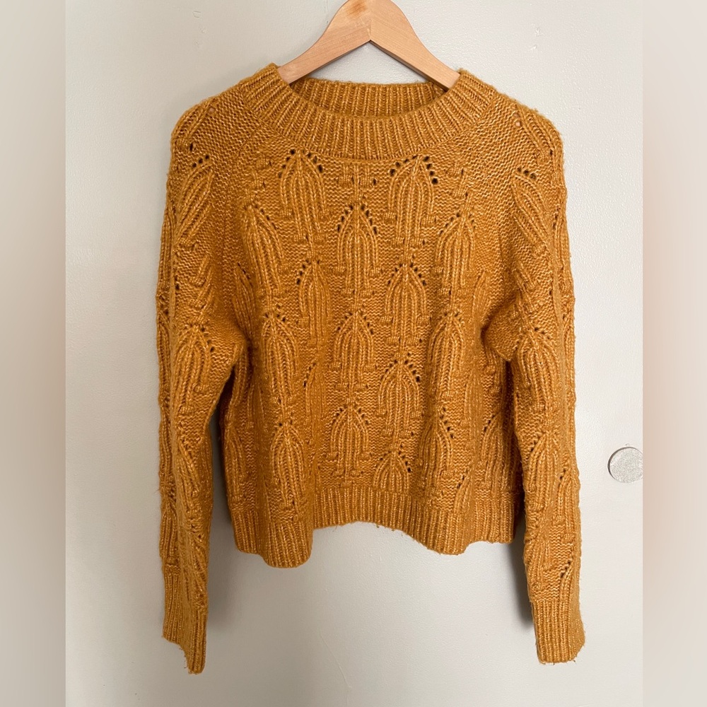ZARA SWEATER GOLD - MUSTARD Size M